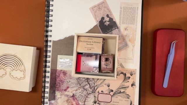 ASMR Scrapbooking | No Talking | Vintage Scrapbook | March 7, 2022
