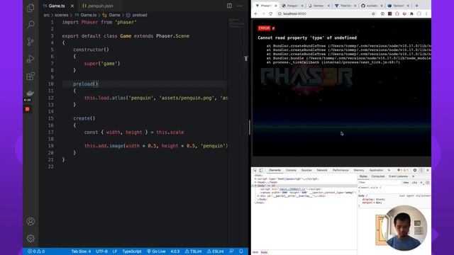 Getting Started with Tilemaps - Sidescrolling Platformer in Phaser 3 - Part 1 смотреть онлайн