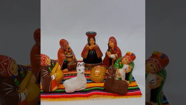 Imagem Presépio de Natal Imagem Presépio Andino 8 peças 6,5cm смотреть онлайн