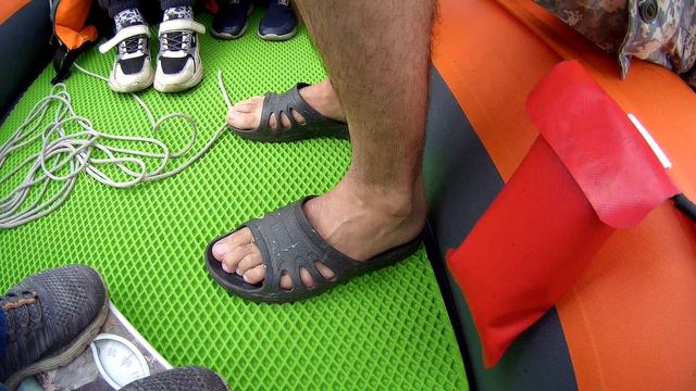 Тест грузоподъёмности лодки Боцман 360АС под 9,8 смотреть онлайн