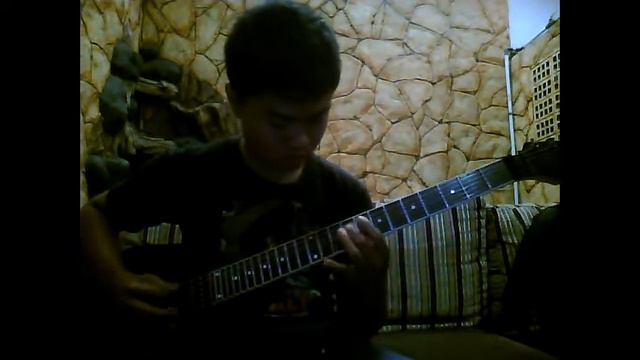 muse hysteria guitar cover by shaldy смотреть онлайн