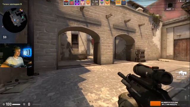 НУБ СИЛЬВЕР В CS GO смотреть онлайн