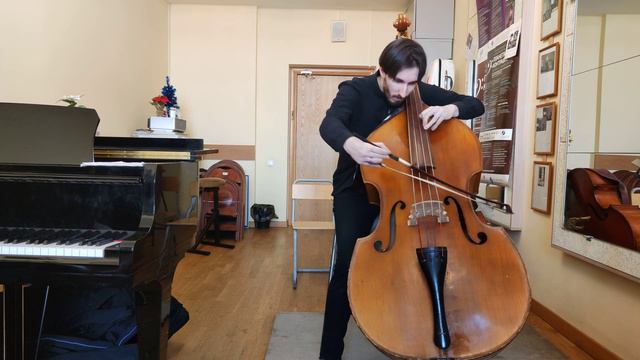 И. Ванхаль "Концерт для контрабаса" 1 часть с каденцией Т. Глокера; С. Кусевицкий "Концерт" 1 часть смотреть онлайн