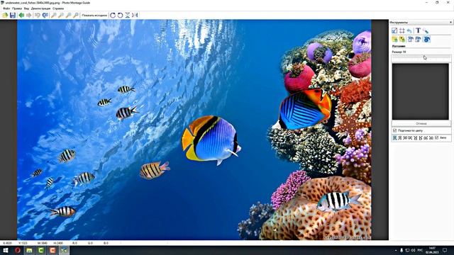 Бесплатные Графические редакторы!!! Обзор Бесплатного Графического редактора Photo Montage Guide!!! смотреть онлайн