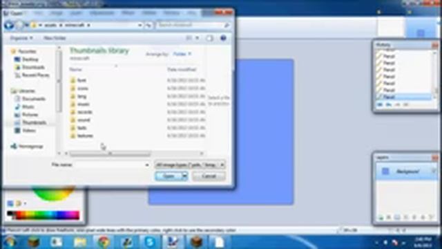 How to Make A Minecraft Resource Pack 1.7.2 w/Paint.net смотреть онлайн
