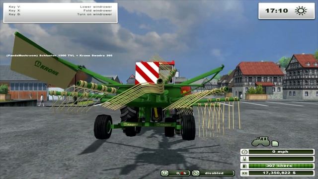 Farming Simulator 2013 Mod Review Krone Rake Pack смотреть онлайн