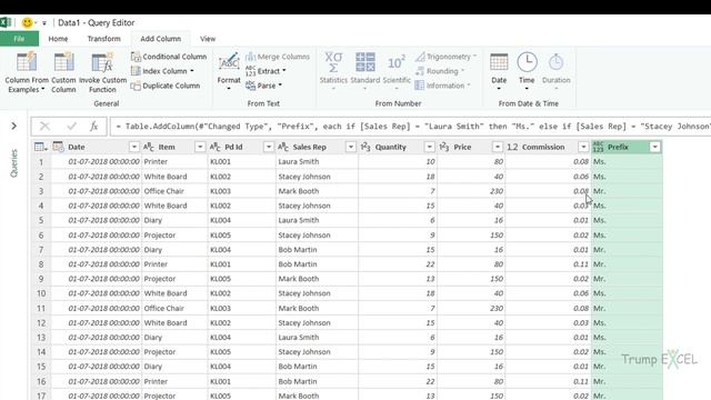 31 - Adding a Conditional Column in Power Query in Excel смотреть онлайн