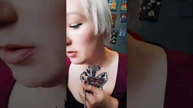 рисую на стриме Тик ток . арт макияж, грим, рисунок на теле. смотреть онлайн