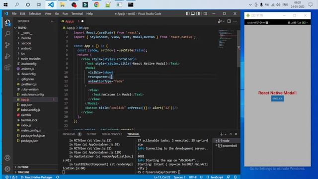 React Native Modal || in Hindi #15 смотреть онлайн