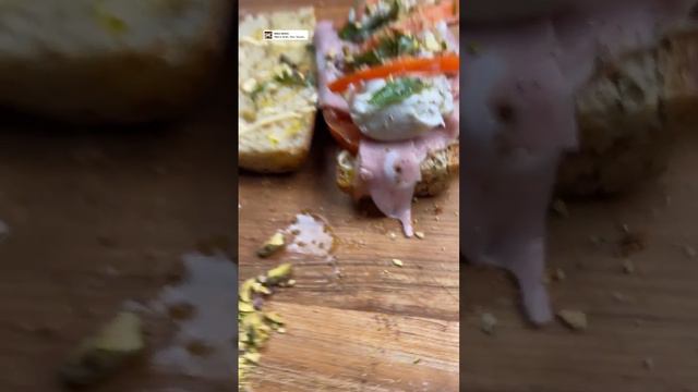 SANDWICH PROSCIUTTO MORTADELLA with MOZARELLA LIVE COOKING FAST FOOD BEST INGREDIENTS BETTER TASTE смотреть онлайн