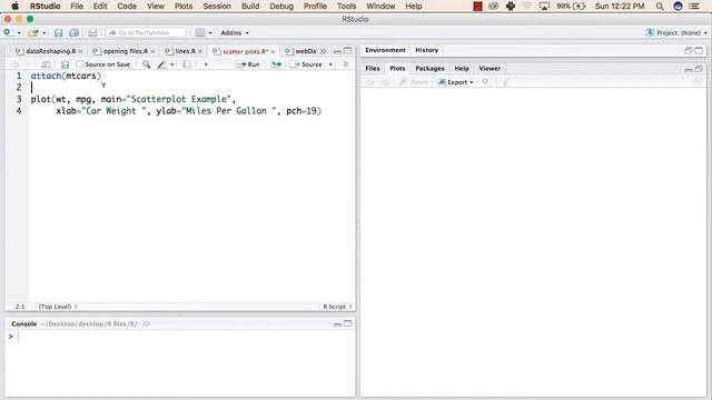 R Programming - Plotting Scatterplots смотреть онлайн
