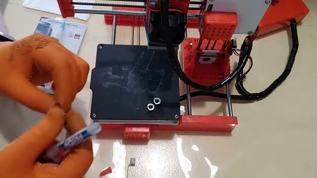 EasyThreed хотенд с Volcano соплом и Mk8 хит бриком