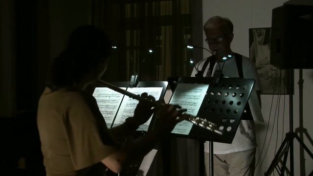 Джачинто Шелси. Ko-lho для флейты и кларнета. Мария Алиханова, Олег Танцов Композ. читки 13.08.2020