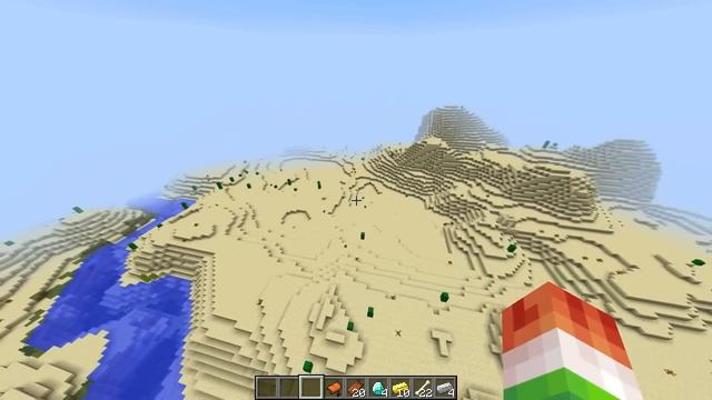 Minecraft Seed: "BEST DESERT SEED!" (2 Temples, Village, Diamonds, & Stronghold!) смотреть онлайн