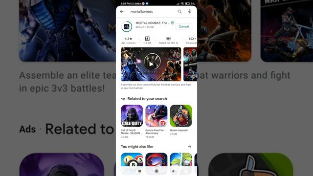 Mortal combat ⚔️ Downloading test by EXCITEL 100MBPS plan!! let's see what happens смотреть онлайн