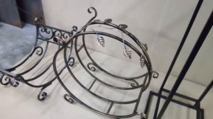 Дровница холодная ковка