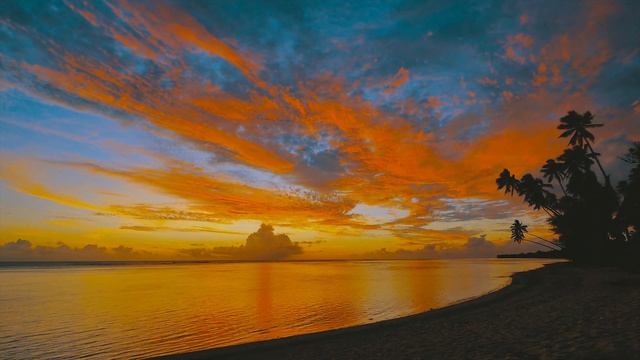 оранжевое небо