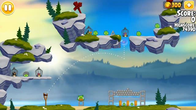Angry Birds Seasons - Summer Camp - Golden Egg#75 - 88,660 - World Record! смотреть онлайн