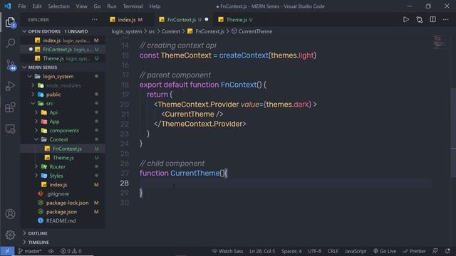 How to use useContext() Hook - MERN Stack Series - 43 смотреть онлайн