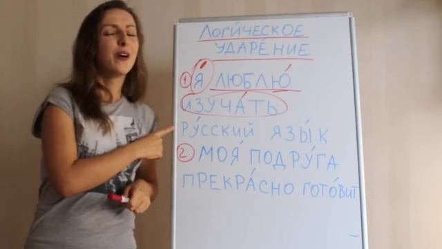 Логическое ударение в русском языке (Logical Accent In Russian Language)