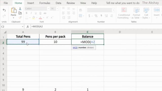 MOD Function in Excel Explained with Example смотреть онлайн