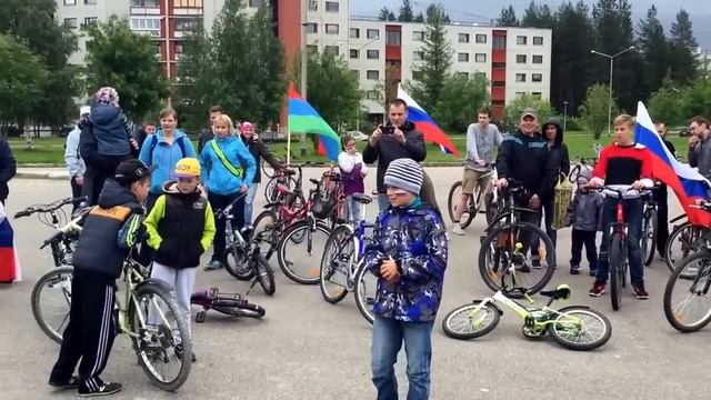 Костомукша. Велопробег. 11 июля 2015 смотреть онлайн