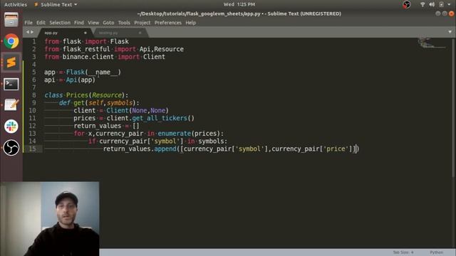 Flask Restful API - Google VM - Forever Monitor- Google Sheets p.1 смотреть онлайн
