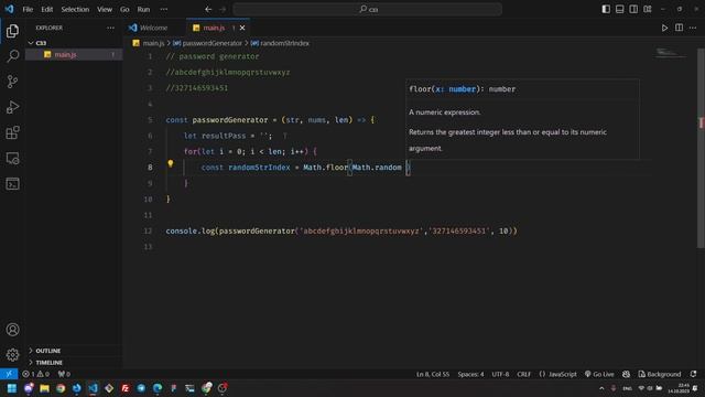 A simple JS password generator смотреть онлайн