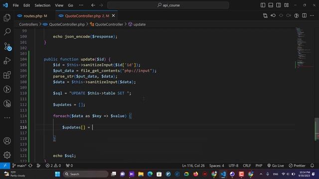 دوره جامع API نویسی در PHP: قسمت 8 - آپدیت با متود PUT смотреть онлайн