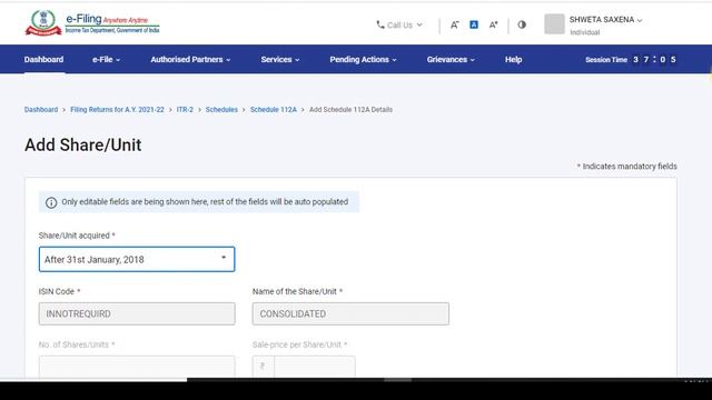How to file CSV template ITR2 A.Y 21-22| How to fill schedule 112A for LTCG of shares A.Y 21-22| смотреть онлайн