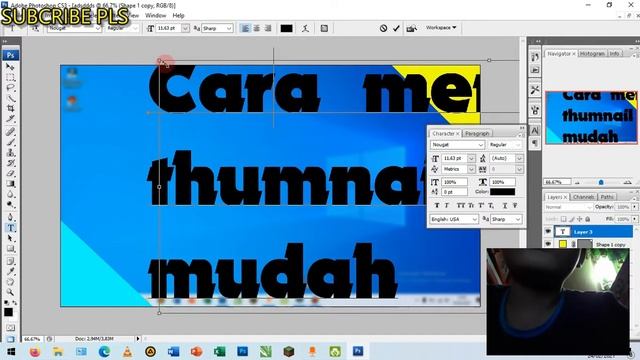 Cara Membuat thumnail di adobe photoshop dengan mudah смотреть онлайн