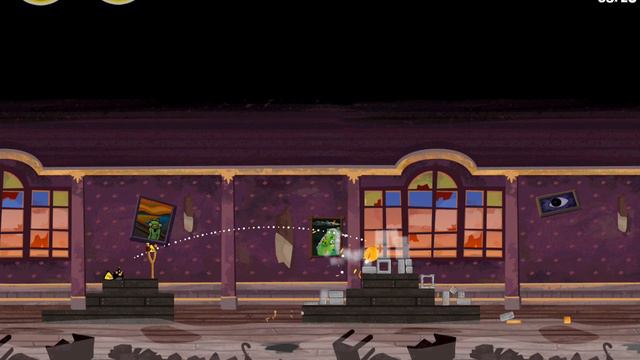 Angry Birds Seasons - Season 3 - Haunted Hogs 1-1 Three star Walkthrough смотреть онлайн