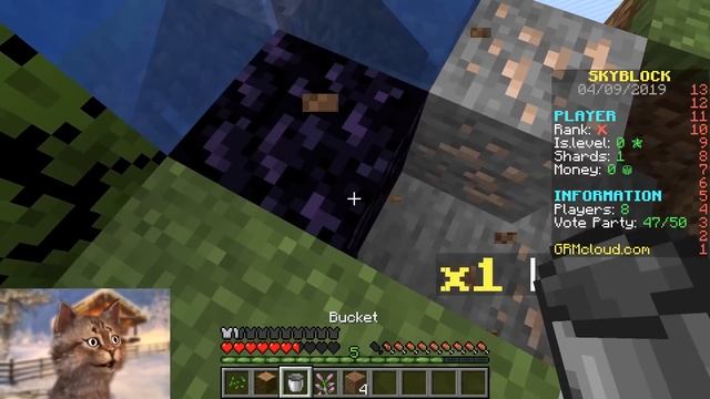 Teaching My Nephew How To Play Minecraft Skyblock смотреть онлайн