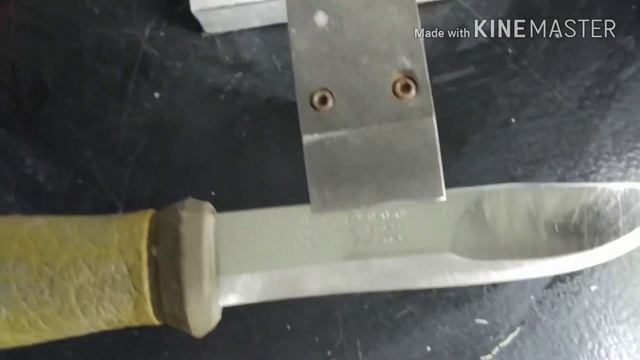 Нож Мора 2000. Заточка на профиле. к01 смотреть онлайн