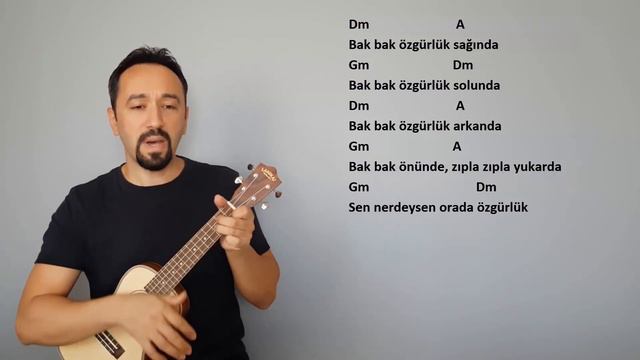 5 ÇOCUK ŞARKISI - ŞUBADAP ÇOCUK ŞARKILARI UKULELE İLE NASIL ÇALINIR? UKULELE DERSİ
