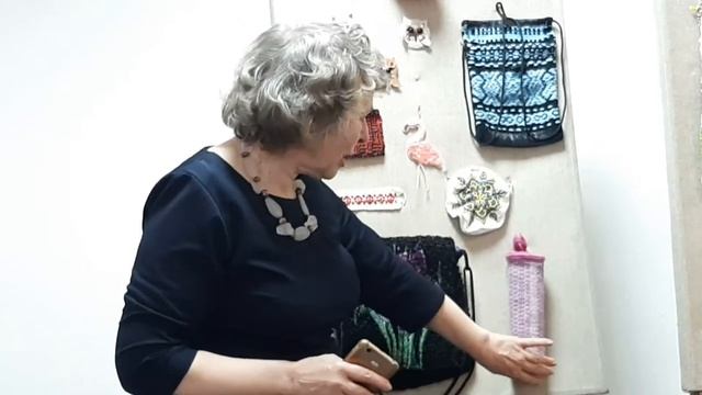 Ткачество.  Участники студии ,,Сказка,, представляют свои работы,,