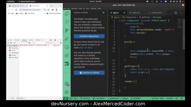 AM Coder - Javascript DOM Masterclass Part 8 - Remaking React Class Components with Web Components смотреть онлайн