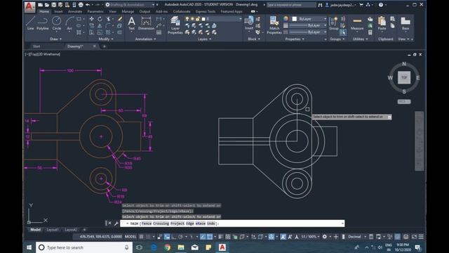 AUTOCAD MECHANICAL DRAWING -#1 || AutoCAD tutorials || HINDI || BY TECHNICAL BROTHERS смотреть онлайн