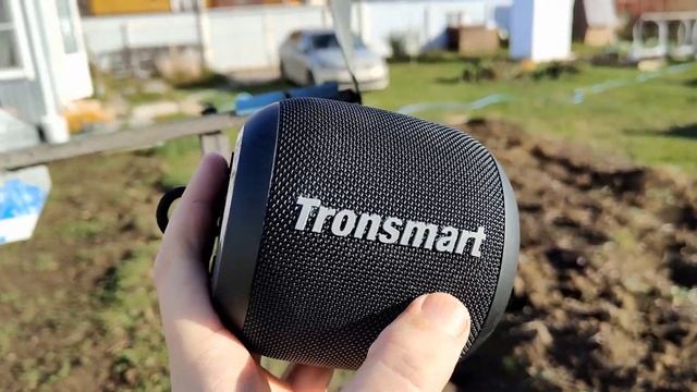 Крепкая цветомузыка под дождем - беспроводная колонка Tronsmart T7 mini смотреть онлайн