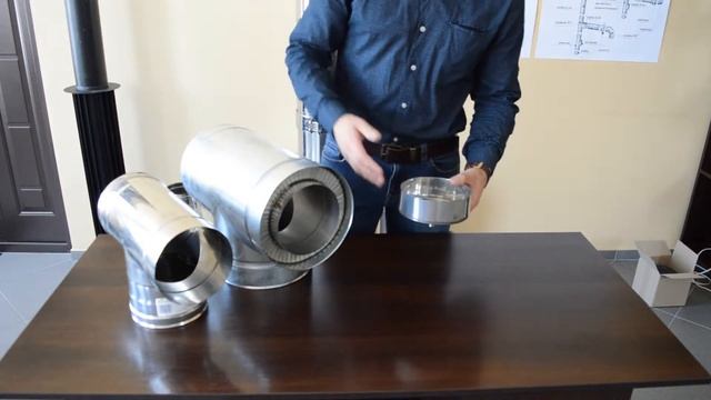 Лейка для дымохода из нержавеющей стали. Лійка для димоходу з нержавіючої сталі. смотреть онлайн