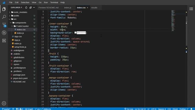 CCBP React JS Coding Practice-4 Fruits Container Best Way смотреть онлайн