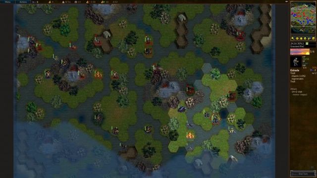Thinking in Battle for Wesnoth - Ep. 2 - LIVE commentary - Dwarves (P1) vs. Orc (P2) смотреть онлайн