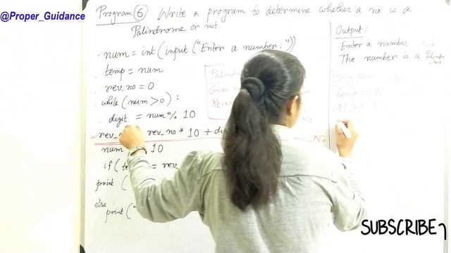 Class-XI Computer Science|Palindrome Number | PYTHON Programming|CBSE Syllabus| ENGLISH Medium смотреть онлайн