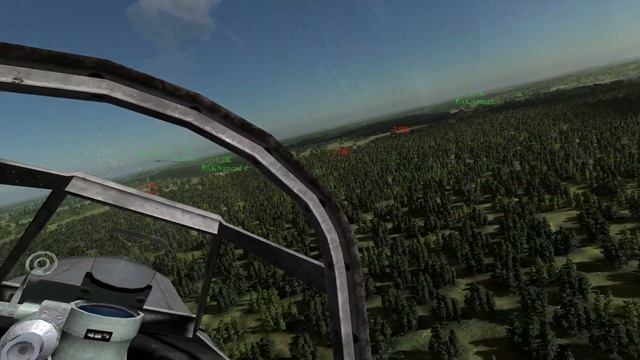 Aces High III - What happens when a Yak-9T's 37mm hits a 109G-14 at the wing root? Failure. For him смотреть онлайн
