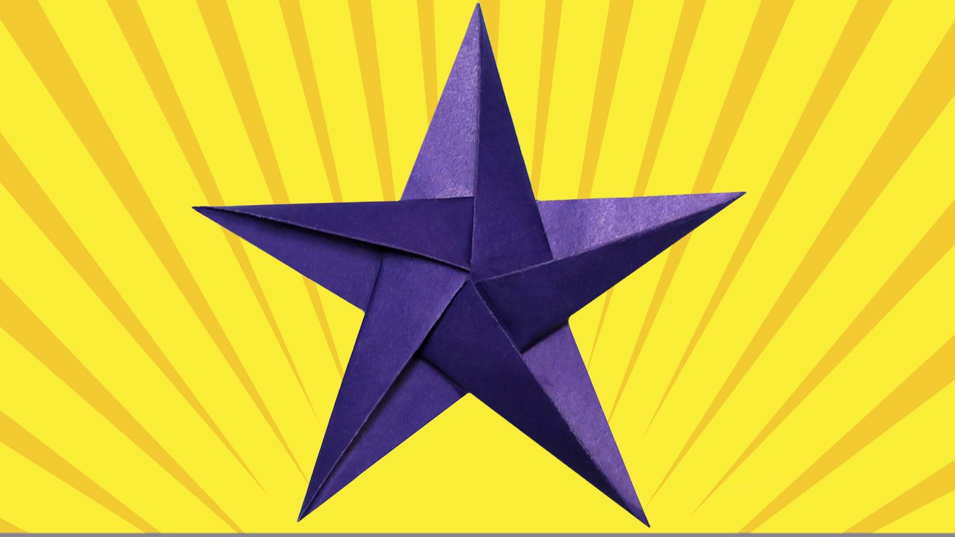 Как сделать звезду из бумаги. Звезда из бумаги. Подарок на 23 февраля 9 мая. Поделки на 9 мая смотреть онлайн