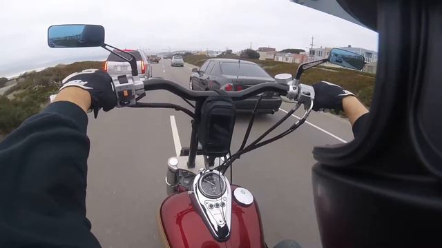 Kawasaki Vulcan Classic. vn800b. GoPro session. смотреть онлайн