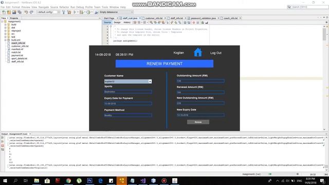 Sports Class Fees Management System in Java (Netbeans) смотреть онлайн