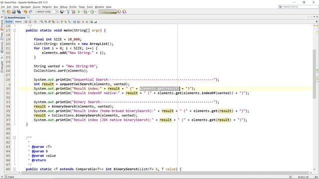 Java Searching Algorithms Demo смотреть онлайн