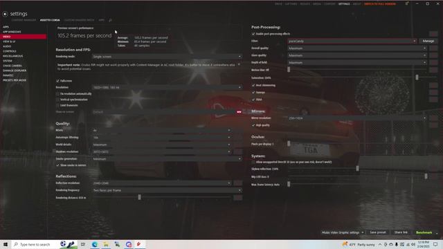 My Graphic Settings for Assetto corsa On Pc !! |#assettocorsa | #csp #neckfx | смотреть онлайн