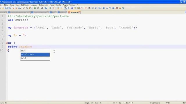 Tutorial de Perl parte 16 - Control de Flujo: El búcle do while смотреть онлайн